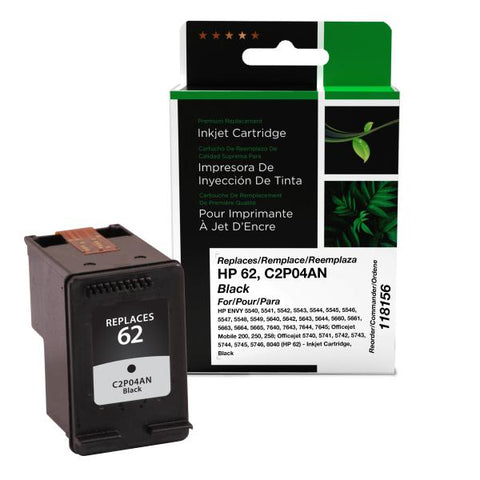 Clover Technologies Group, LLC Black Ink Cartridge for HP C2P04AN (HP 62)