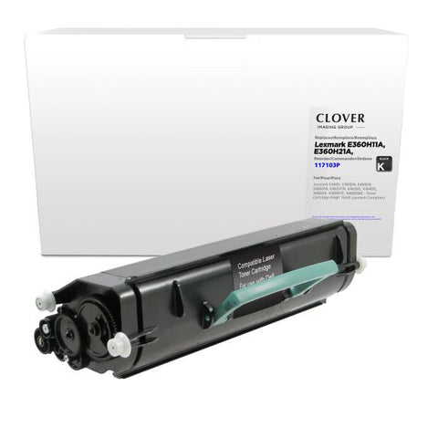 Clover Technologies Group, LLC Remanufactured High Yield Toner Cartridge (Alternative for Lexmark E360H21A E360H11A X463H11G X463H21G) (9000 Yield)