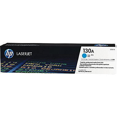 HP 130A (CF351A) Cyan Original LaserJet Toner Cartridge (1000 Yield)