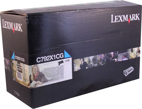 Lexmark Extra High Yield Cyan Return Program Toner Cartridge (20000 Yield)