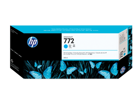HP 772 (CN636A) Cyan Original Ink Cartridge (300 ml)