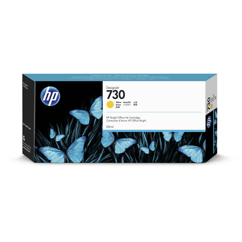 HP 730 (P2V70A) Yellow Ink Cartridge (300ml)