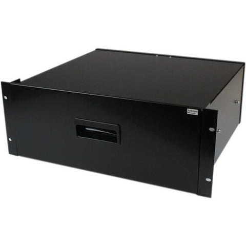 StarTech 4U Black Steel Storage Drawer for 19in Racks and Cabinets