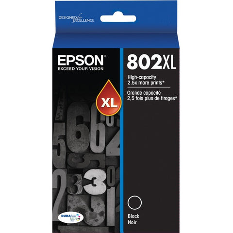 Epson Epson (802) WF Pro 4720, 4730, 4740 High Capacity DuraBrite Ultra Black Ink Cartridge