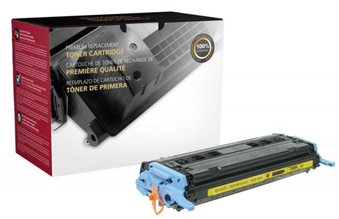 Clover Technologies Group, LLC Remanufactured Yellow Toner Cartridge (Alternative for HP Q6002A 124A) (2000 Yield)