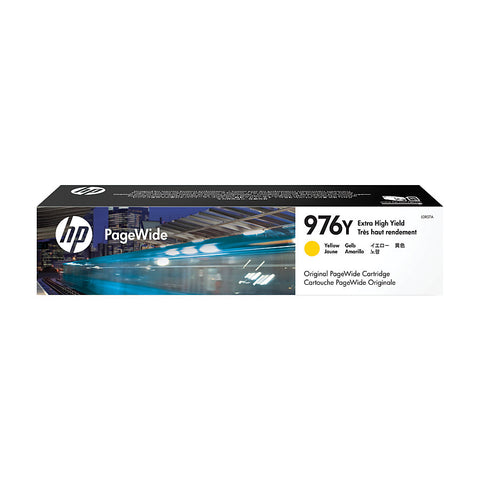 HP 976Y (L0R07A) PageWide Pro 552 577 Managed P55250 P57750 Extra High Yield Yellow Original PageWide Cartridge (13000 Yield)