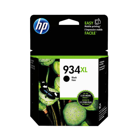 HP 934XL (C2P23AN) High Yield Black Original Ink Cartridge (1000 Yield)