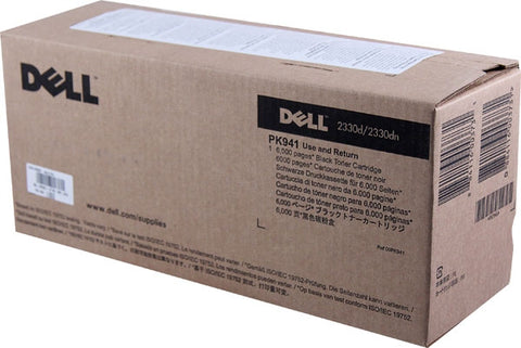 Dell 2330D 2330DN 2350D 2350DN High Yield Use and Return Toner Cartridge (OEM# 330-2650 330-2667) (6000 Yield)