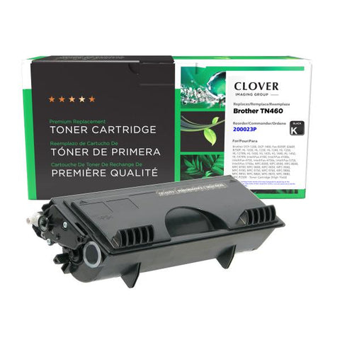 Clover Technologies Group, LLC Remanufactured High Yield Toner Cartridge (Alternative for Brother TN460) (6000 Yield)