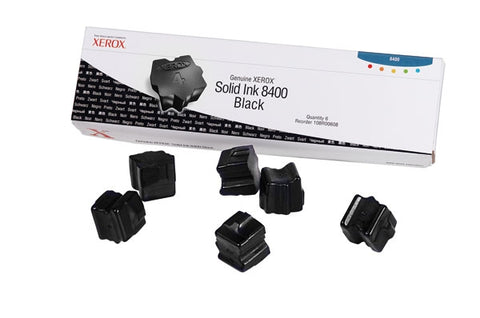 Xerox Phaser 8400 Black Solid Ink (6 Sticks/Box) (Total Box Yield 6800)