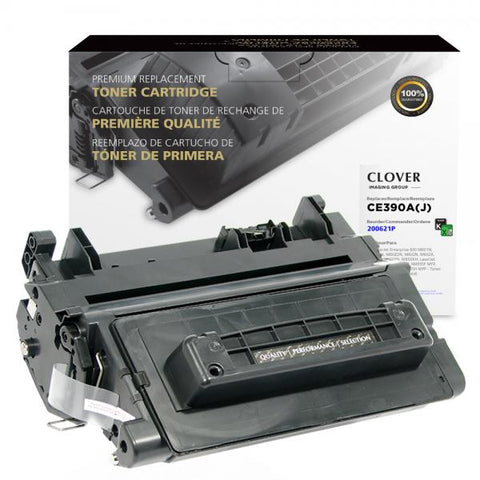 Clover Technologies Group, LLC Remanufactured Extended Yield Toner Cartridge for HP CE390A (HP 90A)