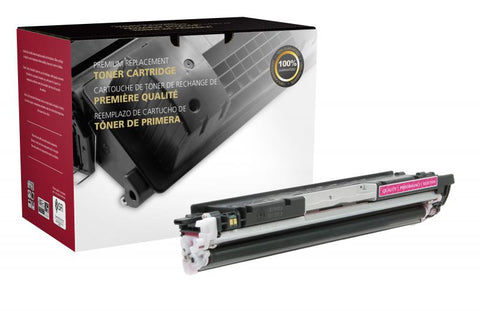 Clover Technologies Group, LLC Remanufactured Magenta Toner Cartridge (Alternative for HP CE313A 126A) (1000 Yield)