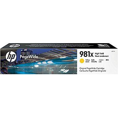 HP 981X (L0R11A) High Yield Yellow Original PageWide Cartridge (10000 Yield)