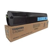 Toshiba OEM Toshiba T-FC50U-C (TFC50UC) Toner Cartridge, Cyan, 28K Yield