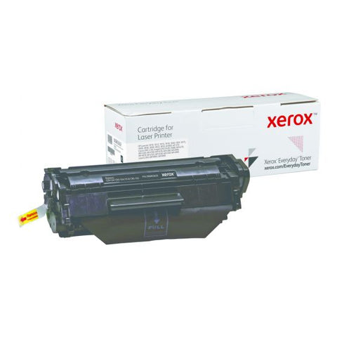Xerox<sup>&reg;</sup> Remanufactured Black Standard Yield Everyday Toner from Xerox, Alternate for HP Q2612A, Canon CRG-104, FX-9, CRG-103