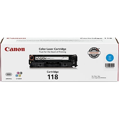 Canon, Inc (CRG-118C) Cyan Toner Cartridge (2900 Yield)