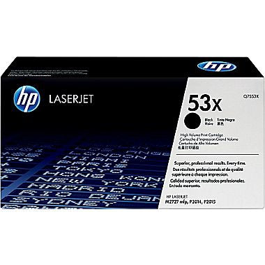 HP 53X (Q7553X) LaserJet M2727 MFP P2014 P2015 High Yield Black Original LaserJet Toner Cartridge (7000 Yield)