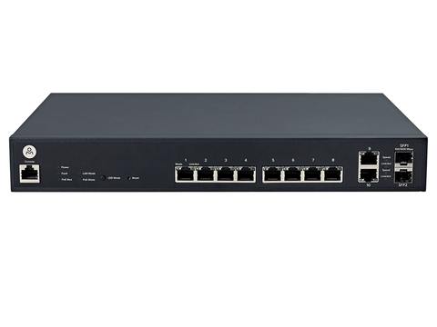 Open Mesh  S8 8-Port PoE+ Cloud-Managed Switch