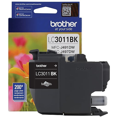Brother LC3011BKS Standard-yield Black Ink Cartridge