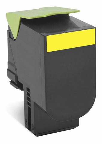 Lexmark (700H4) High Yield Yellow Toner Cartridge (3000 Yield)