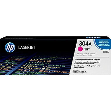 HP 304A (CC533A) Color LaserJet CM2320 MFP CP2025 Magenta Original LaserJet Toner Cartridge (2800 Yield)