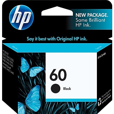 HP 60 (CC640WN) Black Original Ink Cartridge (200 Yield)
