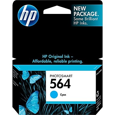 HP 564 (CB318WN) Cyan Original Ink Cartridge (300 Yield)