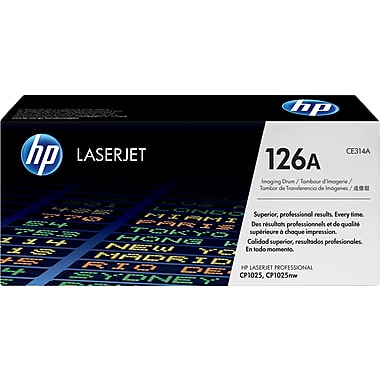 HP 126A (CE314A) Color LaserJet CP1025nw MFP M175nw M177fw M275 Original LaserJet Imaging Drum (Black 14000 Color 7000 Yield)