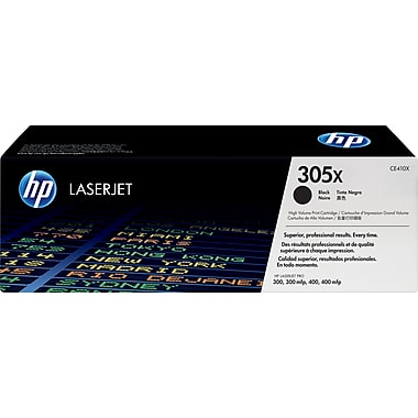 HP 305X (CE410X) Color LaserJet Pro 300 MFP M375nw Pro 400 M451 Pro 400 MFP M475 High Yield Black Original LaserJet Toner Cartridge (4000 Yield)