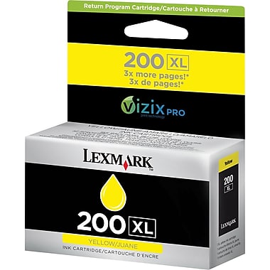 Lexmark (#200XL) OfficeEdge Pro 4000 4000C 5500 5500T High Yield Yellow Return Program Ink Cartridge (1600 Yield)