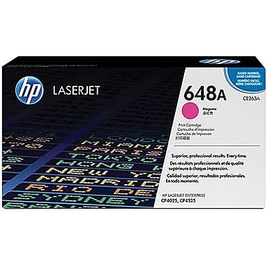 HP 648A (CE263A) Color LaserJet CP4025 CP4525 Magenta Original LaserJet Toner Cartridge (11000 Yield)