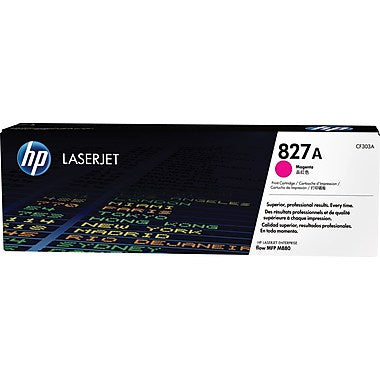 HP 827A (CF303A) Color LaserJet Enterprise flow M880 MFP Magenta Original LaserJet Toner Cartridge (32000 Yield)