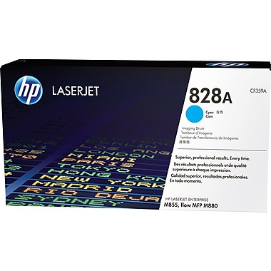HP 828A (CF359A) Color LaserJet Enterprise M855 Enterprise flow M880 MFP Cyan Original LaserJet Image Drum (30000 Yield)