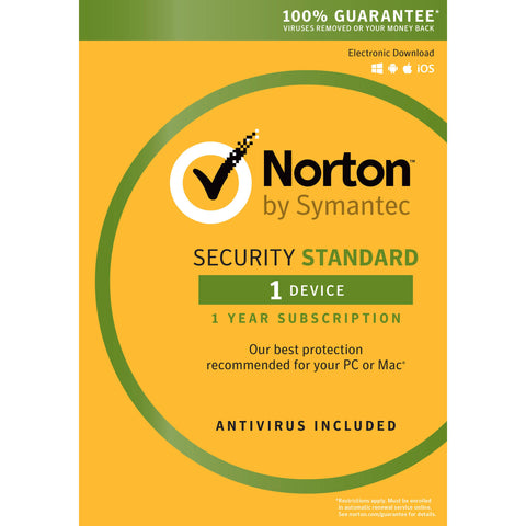 SYMANTEC Norton Security Standard for 1 Device Download (1 Year)
